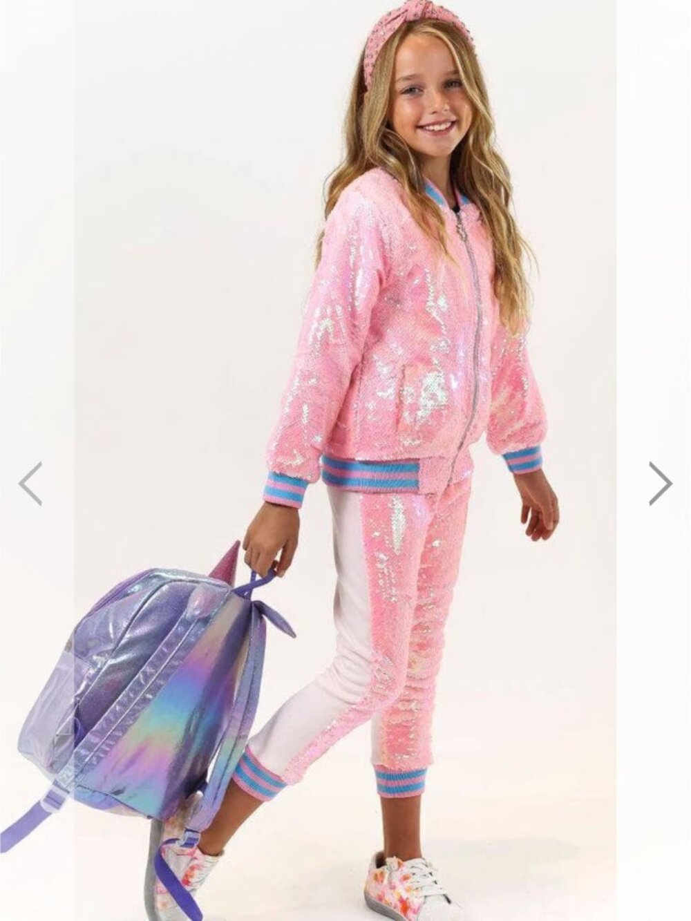 Pretty in Pink Unicorn Sequin Set
